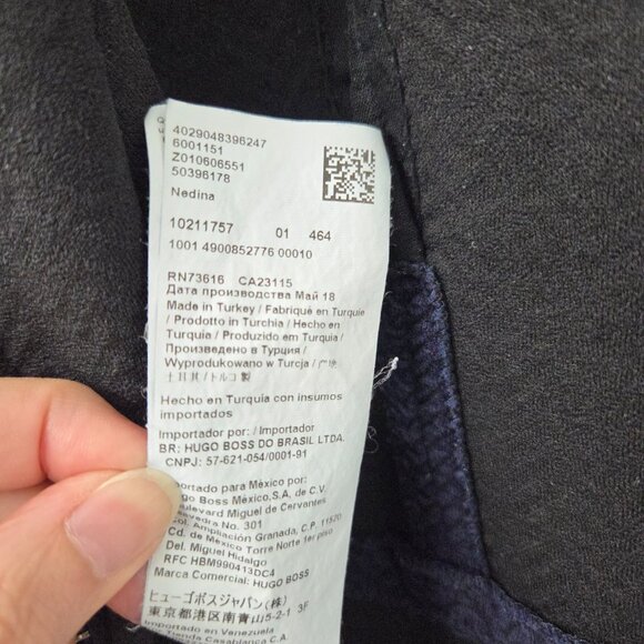 Gorgeous Navy Hugo Boss Dress - Picture 3 of 5